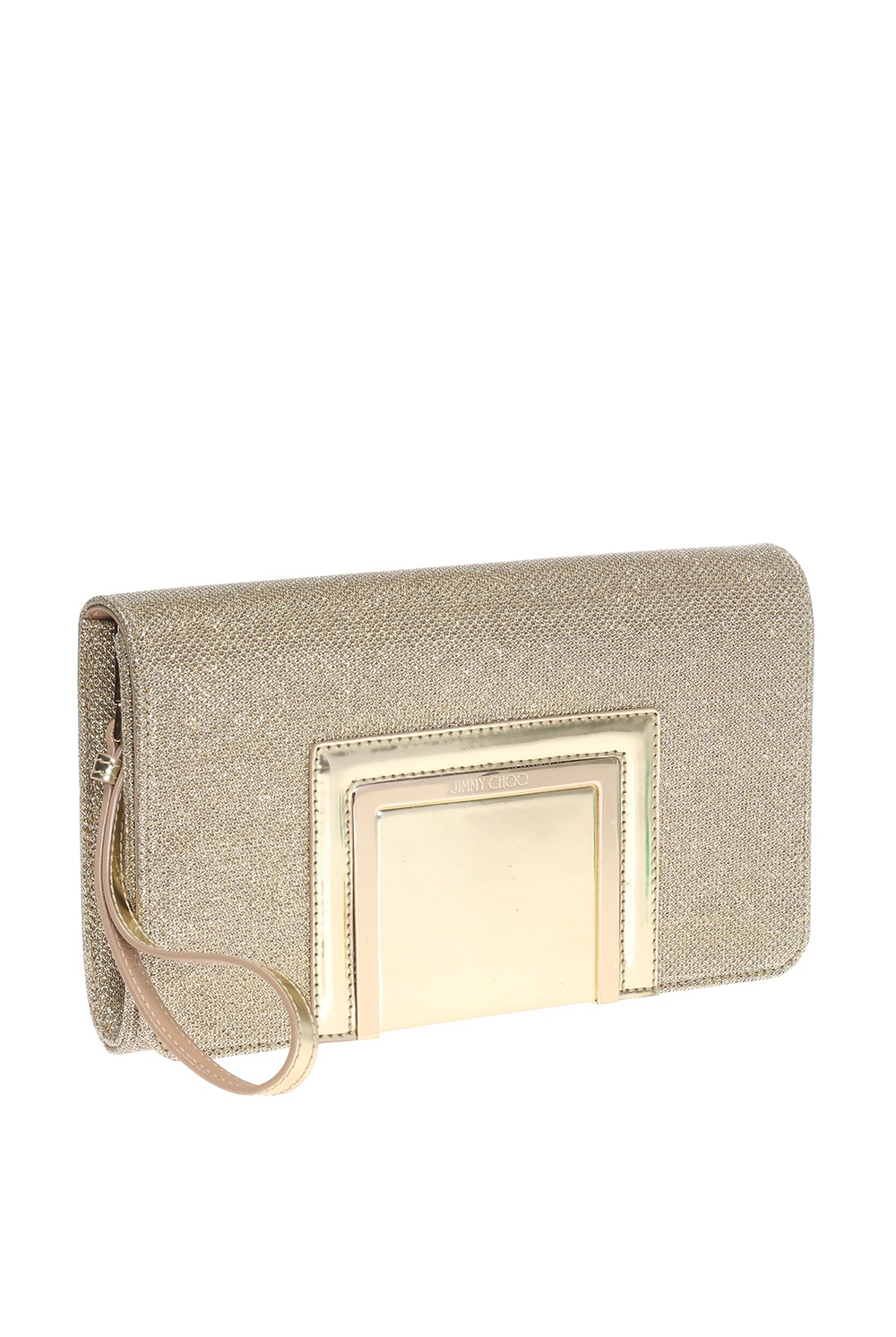 Gold 'Alara' Clutch Jimmy Choo - Vitkac Norway